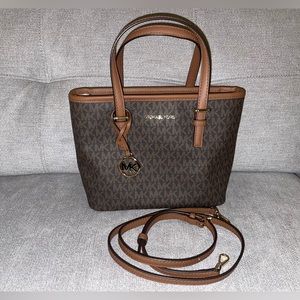 Jet Set Travel Extra-Small Logo Top Zip Tote Bag